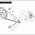 VRSCF 1HPH V-ROD MUSCLE (2011) BELT & SPROCKETS