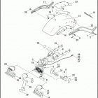 FXS 1JP5 BLACKLINE (2011) FENDER, REAR & LICENSE PLATE ASSEMBLY - FXS