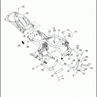 VRSCF 1HPH V-ROD MUSCLE (2011) FRAME & JIFFY STAND