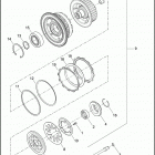 FLTRUSE 1TA8 CVO ROAD GLIDE (2011) Сцепление