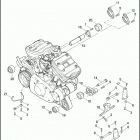 XL883N 4LE2 IRON 883 (2011) ENGINE MOUNTS