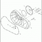 XL883N 4LE2 IRON 883 (2011) INSPECTION COVER & PRIMARY COVER