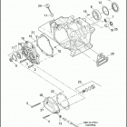 FLHXSE2 1PZ8 CVO STREET GLIDE (2011) TRANSMISSION BEARINGS & COVERS