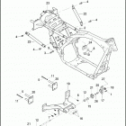 FLHTCUTG 1MAM TRI GLIDE ULTRA CLASSIC (2011) FRAME, INTERMEDIATE & FORK, REAR
