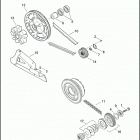 FLHXSE2 1PZ8 CVO STREET GLIDE (2011) BELT, CHAINS & SPROCKETS