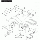 FLHR 96 FB4 ROAD KING (2011) FENDERS, FRONT