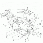 FLHTCUTG 1MAM TRI GLIDE ULTRA CLASSIC (2011) FRAME, FRONT