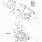XL883N 4LE2 IRON 883 (2011) FORK, REAR, DEBRIS DEFLECTOR & BELT GUARD