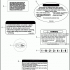 FLHXSE2 1PZ8 CVO STREET GLIDE (2011) Лейбл предостережения