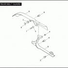 FLSTSE2 1PY9 CVO SOFTAIL CONVERTIBLE (2011) REAR BELT GUARD