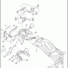 VRSCDX 1HHH VRSCDX NIGHT ROD SPECIAL (2011) TAIL LAMP, TURN SIGNALS REAR & LICENSE PLATE BRACKET - V...