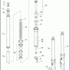 FXCWC 1JK5 ROCKER C (2011) FORK, FRONT - FXCWC