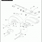 FLHTP 1FMM ELECTRA GLIDE STANDARD POLICE (2011) FENDERS, FRONT