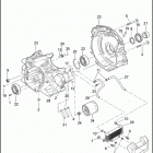 FLTRUSE 1TA8 CVO ROAD GLIDE (2011) CRANKCASE, ENGINE OIL FILTER & COOLER - TWIN CAM 110 ™