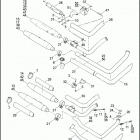 FXS 1JP5 BLACKLINE (2011) EXHAUST SYSTEM - FLSTF, FLSTFB, FLSTN, FLSTSB & FXS