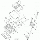 XL883N 4LE2 IRON 883 (2011) ROCKER ARM ASSEMBLY & PUSH RODS - 883L / N / R, 1200C / ...
