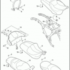 FLHX 1KB4 STREET GLIDE (2011) SEATS