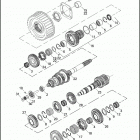 FXST 1BV5 SOFTAIL STANDARD (2011) TRANSMISSION GEARS