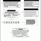 FLTRUSE 1TA8 CVO ROAD GLIDE (2011) Лейбл предостережения