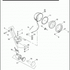 FLHTCUTG 1MAM TRI GLIDE ULTRA CLASSIC (2011) PASSING LAMPS & TURN SIGNALS, FRONT - FLHTCUTG