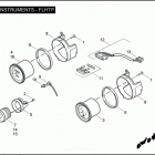 FLHTP 1FMM ELECTRA GLIDE STANDARD POLICE (2011) INSTRUMENTS - FLHTP
