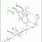 FLHXSE2 1PZ8 CVO STREET GLIDE (2011) FRAME & FORK, REAR