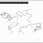 SIDECAR FOR FLHRC 8SNX FLHRC SIDECAR (2009) EVAPORATIVE EMISSIONS COMPONENTS