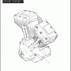 FLHR 1FB4 ROAD KING (2008) ENGINE ASSEMBLY - TWIN CAM 96 ™