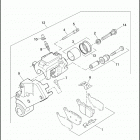 XR1200X 1LD6 XR1200X (2011) BRAKE CALIPER, REAR - XR1200X