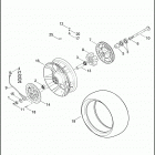 FLHXSE2 1PZ8 CVO STREET GLIDE (2011) Колесо заднее