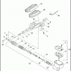 FLSTSE2 1PY9 CVO SOFTAIL CONVERTIBLE (2011) BRAKE CONTROL, REAR