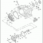 FLHTC 1FF4 ELECTRA GLIDE CLASSIC (2010) TRANSMISSION BEARINGS & COVERS