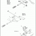 XL883N 4LE2 IRON 883 (2011) BRAKE CONTROL, REAR