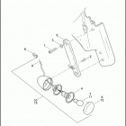 FLHXSE2 1PZ8 CVO STREET GLIDE (2011) Повторители поворота передние