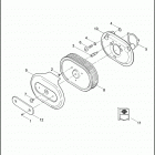 FLTRUSE 1TA8 CVO ROAD GLIDE (2011) Воздушный фильтр