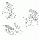 FLHTCUSE6 1PR8 CVO ULTRA CLASSIC (2011) FOOTBOARDS