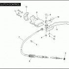 FLHRC 1FR4 ROAD KING CLASSIC (2010) Привод управления сцеплением