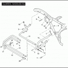 FLHTP 1FMM ELECTRA GLIDE STANDARD POLICE (2011) GUARDS, SADDLEBAG