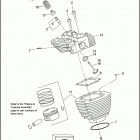 FLHR 96 FB4 ROAD KING (2011) CYLINDERS, HEADS & VALVES - TWIN CAM 96