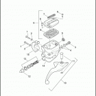 FLHR 1FB4 ROAD KING (2011) BRAKE CONTROL, FRONT