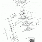 FLHTCU 103 1FCM ULTRA CLASSIC (2011) ROCKER ARM ASSEMBLY & PUSH RODS - TWIN CAM 103 ™