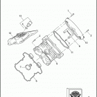 VRSCF 1HPH V-ROD MUSCLE (2011) CAMSHAFT COVERS - FRONT SHOWN