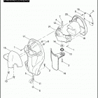 FLTRUSE 1TA8 CVO ROAD GLIDE (2011) FAIRING LOWERS