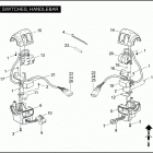 FLHTP 1FMM ELECTRA GLIDE STANDARD POLICE (2011) SWITCHES, HANDLEBAR