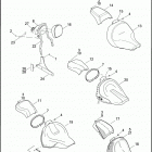 FLSTF 1BX5 FAT BOY (2011) SEATS - FLSTC, FLSTF, FLSTFB & FLSTN