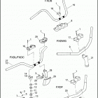 FXDC 1GV4 DYNA SUPER GLIDE CUSTOM (2011) Руль