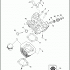 XL883N 4LE2 IRON 883 (2011) CYLINDERS, HEADS & VALVES - 883L / N / R, 1200C / CP / L...