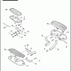 FLTRUSE 1TA8 CVO ROAD GLIDE (2011) FOOTBOARDS