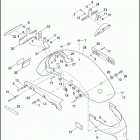 XL883N 4LE2 IRON 883 (2011) FENDERS, REAR - 883L / R / 1200C / CP / L (ALL), 883N / ...