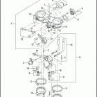 VRSCA 1HAZ VRSCA V-ROD (2006) Корпус Дросселя